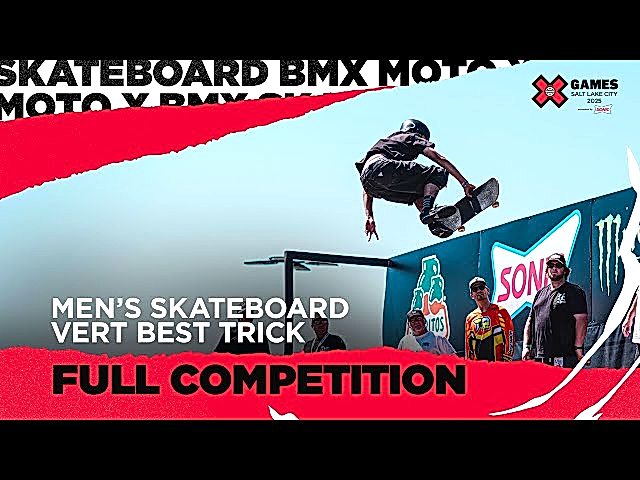 Men’s Skateboard Vert Best Trick | Salt Lake City 2025
