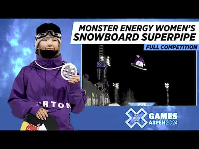 Monster Energy Women’s Snowboard SuperPipe | Aspen 2024