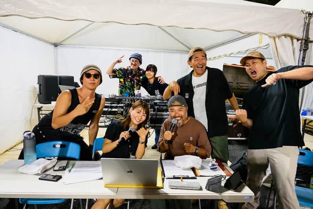 Announcers during 2024 X Games Chiba