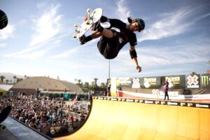 X Games Athlete on the halfpipe