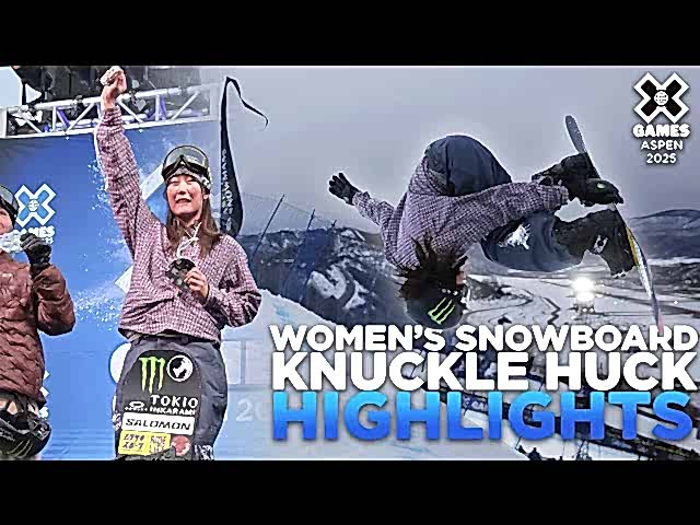 BEST OF Women’s Snowboard Knuckle Huck | X Games Aspen 2025